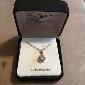 Cubic zirconia necklace